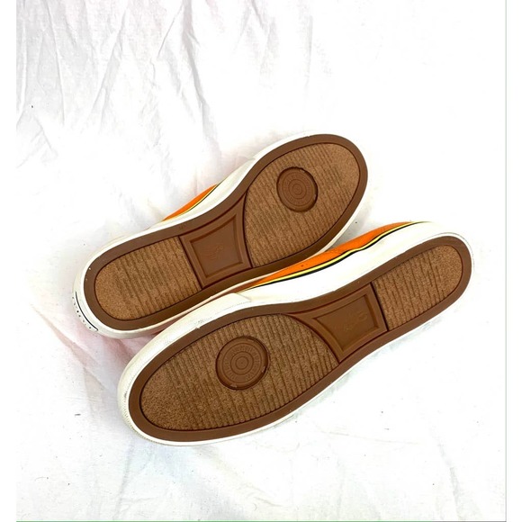 Polo Ralph Lauren Orange Mens Slip On Sneakers Size 11D - Picture 7 of 9